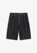 Bershka Denim shorts - royal blue