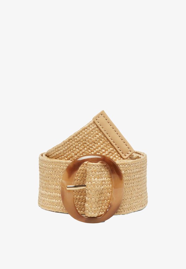 s.Oliver TAILLENGÜRTEL - Braided belt - sandstein