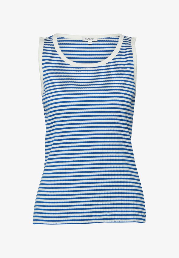 s.Oliver T-SHIRT - Top - royalblau