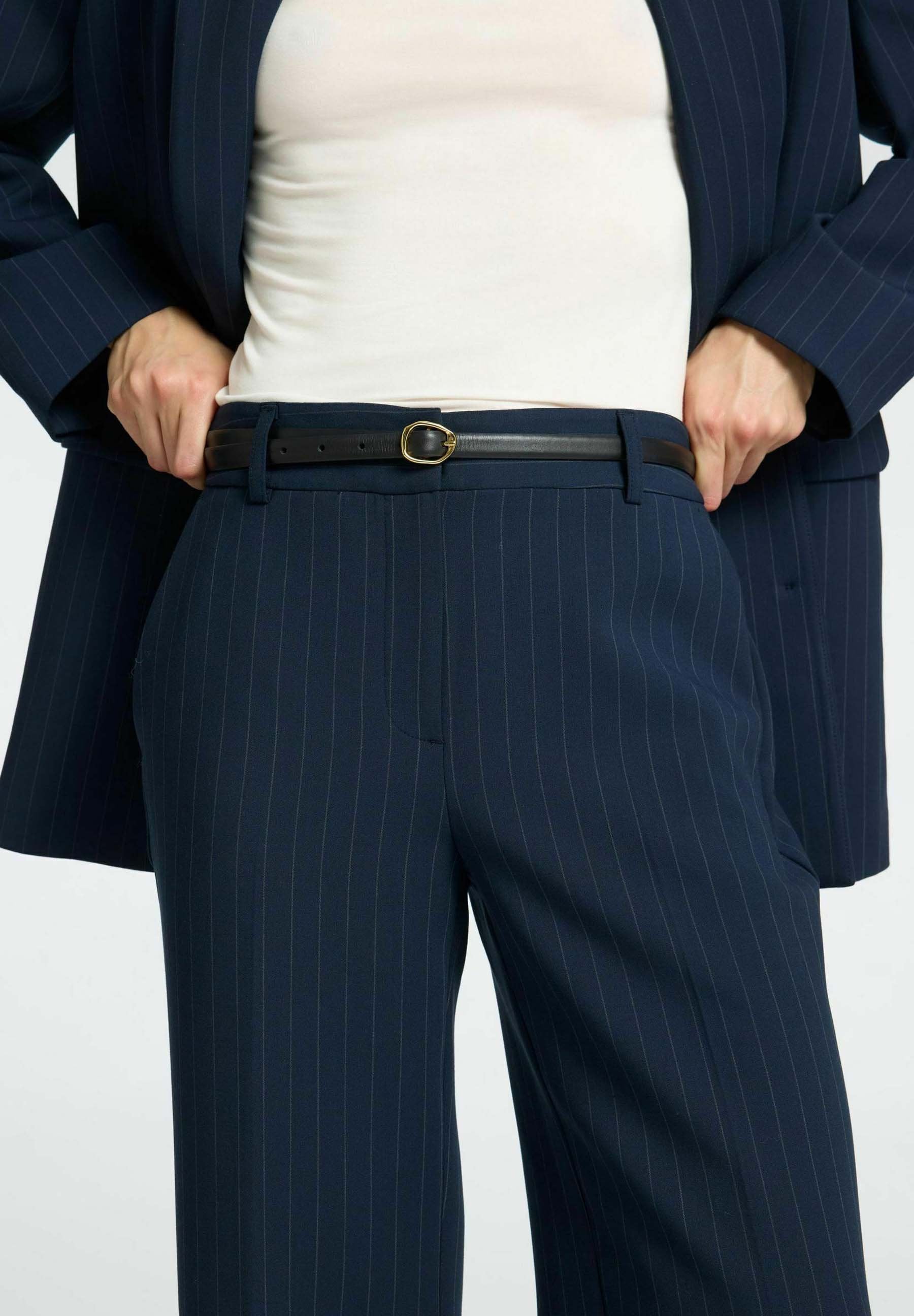 Selected Viscose blend pinstripe