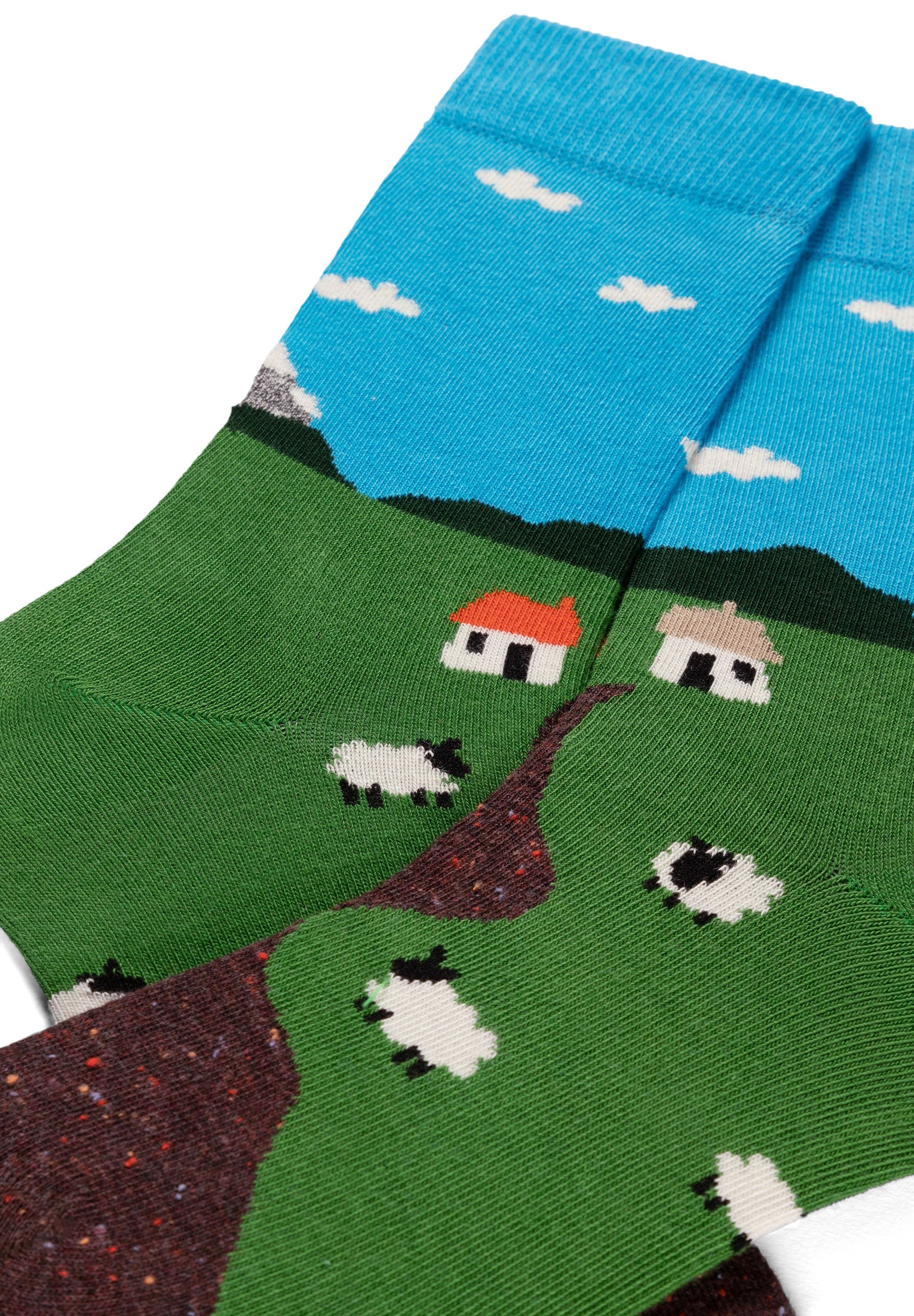 Happy Socks 2 PACK LITTLE HOUSE ON THE MOORLAND PUPPY LOVE
