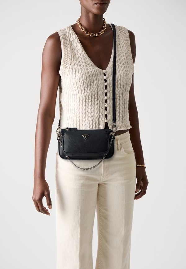Guess NOELLE II POUCH - Cross body bag - black