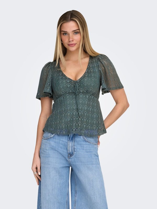 ONLY ONLDANIELLA - Blouse - balsam green
