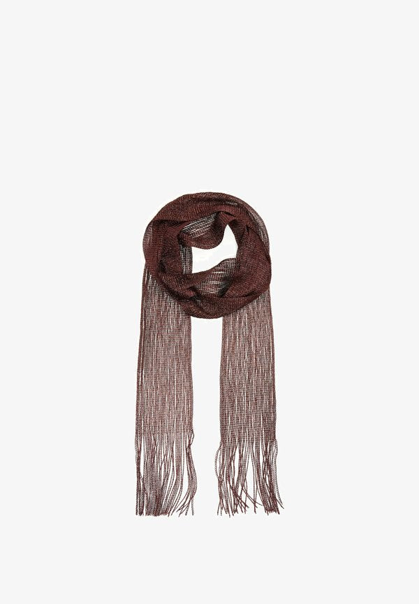 Bershka Scarf - dark brown