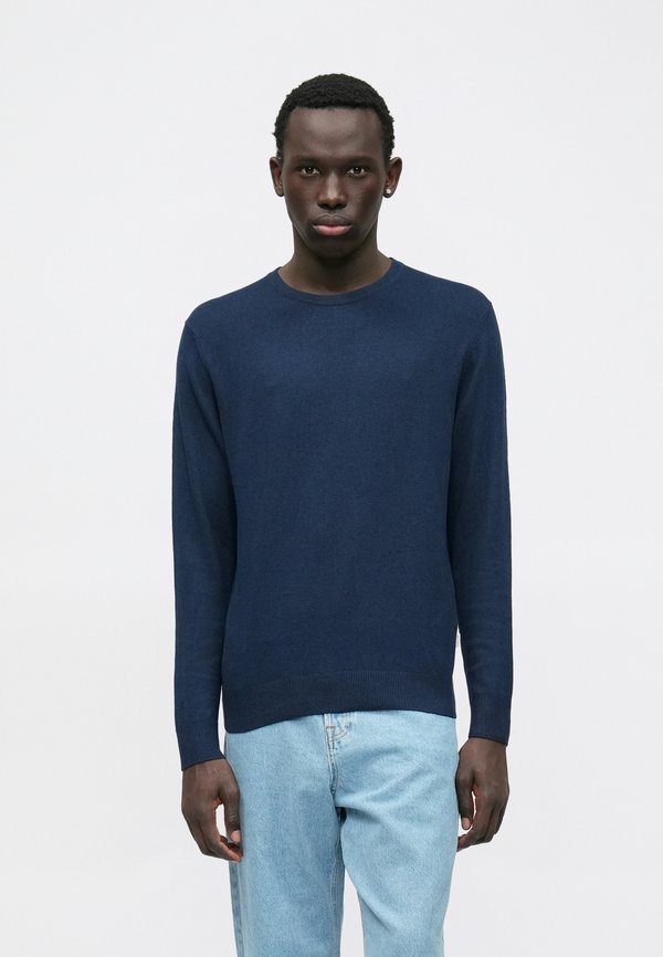 Jack & Jones Knitted Plain Knitted - Jumper - dunkelblau