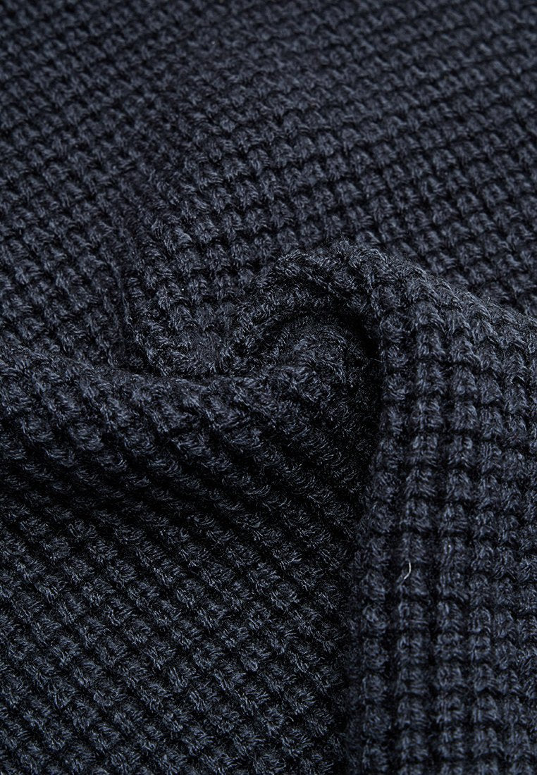 Lyle & Scott WAFFLE SCARF AND BEANIE SET