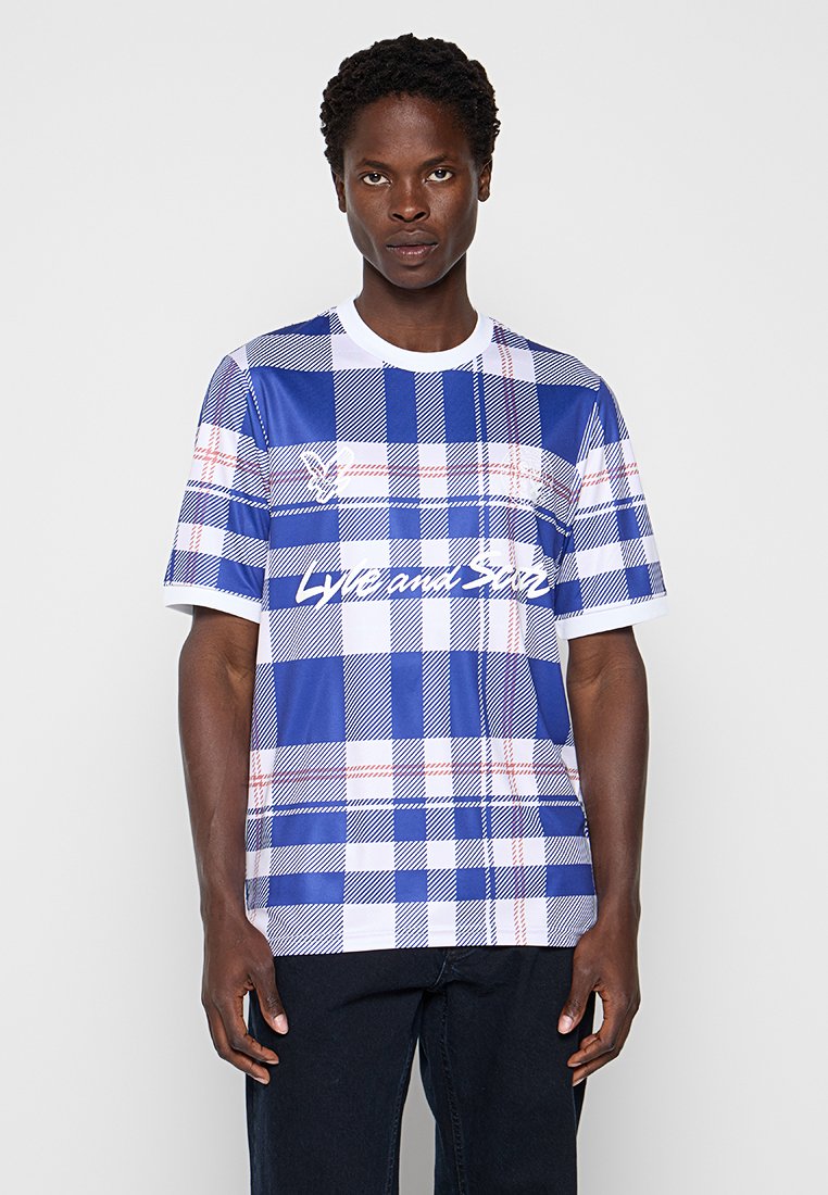 Lyle & Scott TARTAN FOOTBALL SHIRT