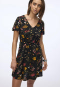 Vero Moda VMEASY Short - Day dress - black/vicka