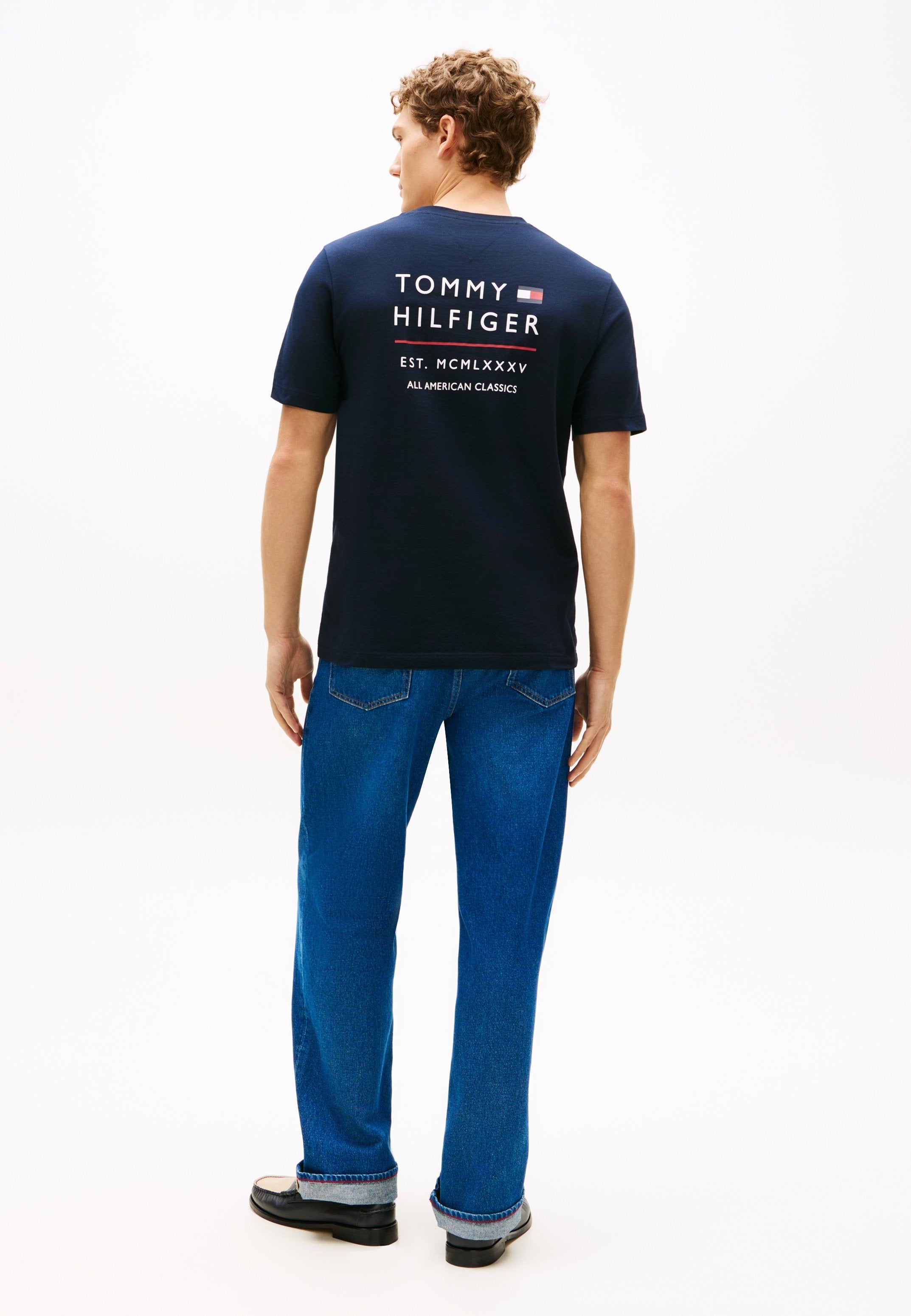 LOGO EMBROIDERY JERSEY CREW NECK T-SHIRT Media 4