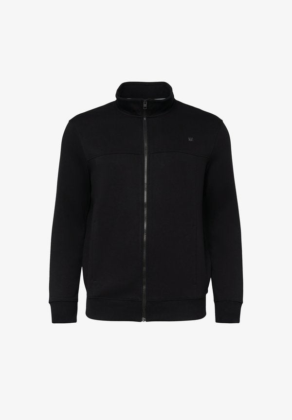 s.Oliver Zip-up sweatshirt - schwarz