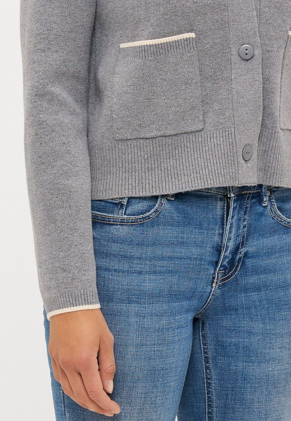 Vero Moda Petite VMGOLD V NECK CONTRAST CARDIGAN