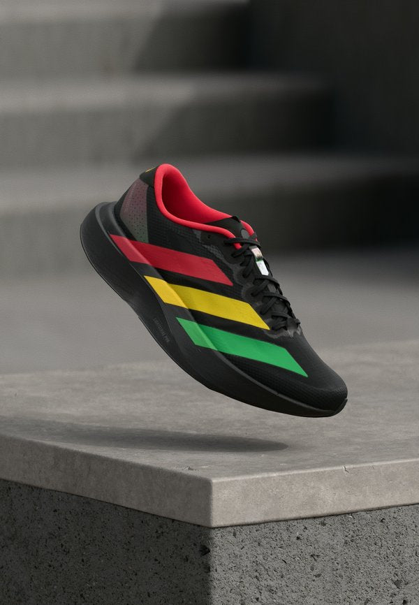 adidas Performance ADIZERO EVO SL - Trainers - core black/vivid green/bold gold-coloured