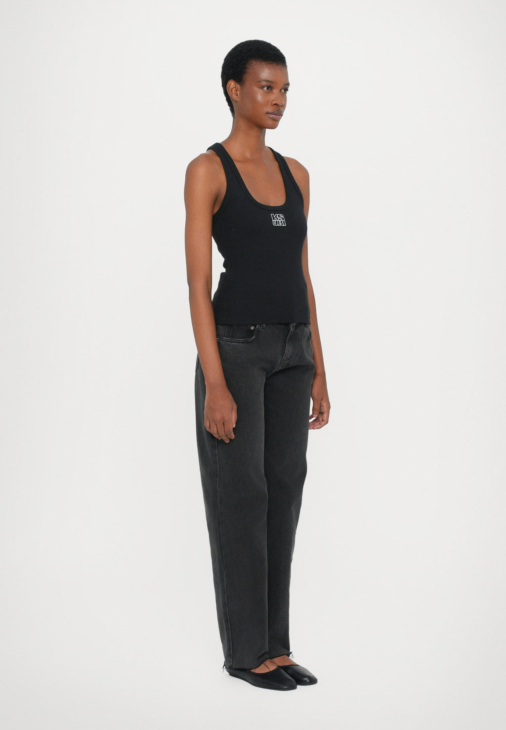 Ksubi STACKED ORIGIN TANK