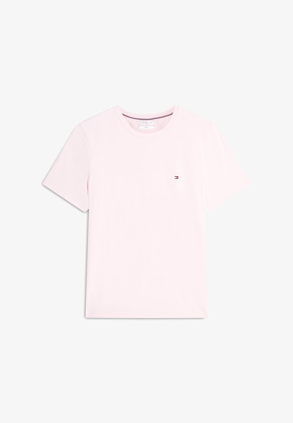 Tommy Hilfiger STRETCH SLIM FIT TEE - Basic T-shirt - pink
