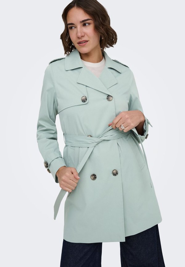 ONLY ONLDISA - Trenchcoat - jadeite