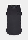 Nike Performance TEMPO TANK - Top - black/silver-coloured