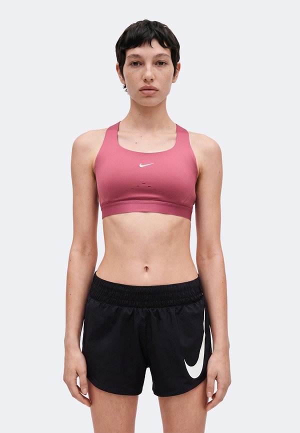 Nike Performance SWIFT BRA - High support sports bra - pink smoke