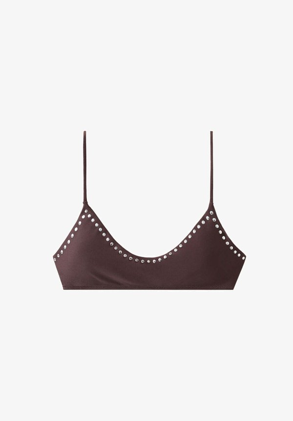 Mango ADULT - Triangle bra - dark brown