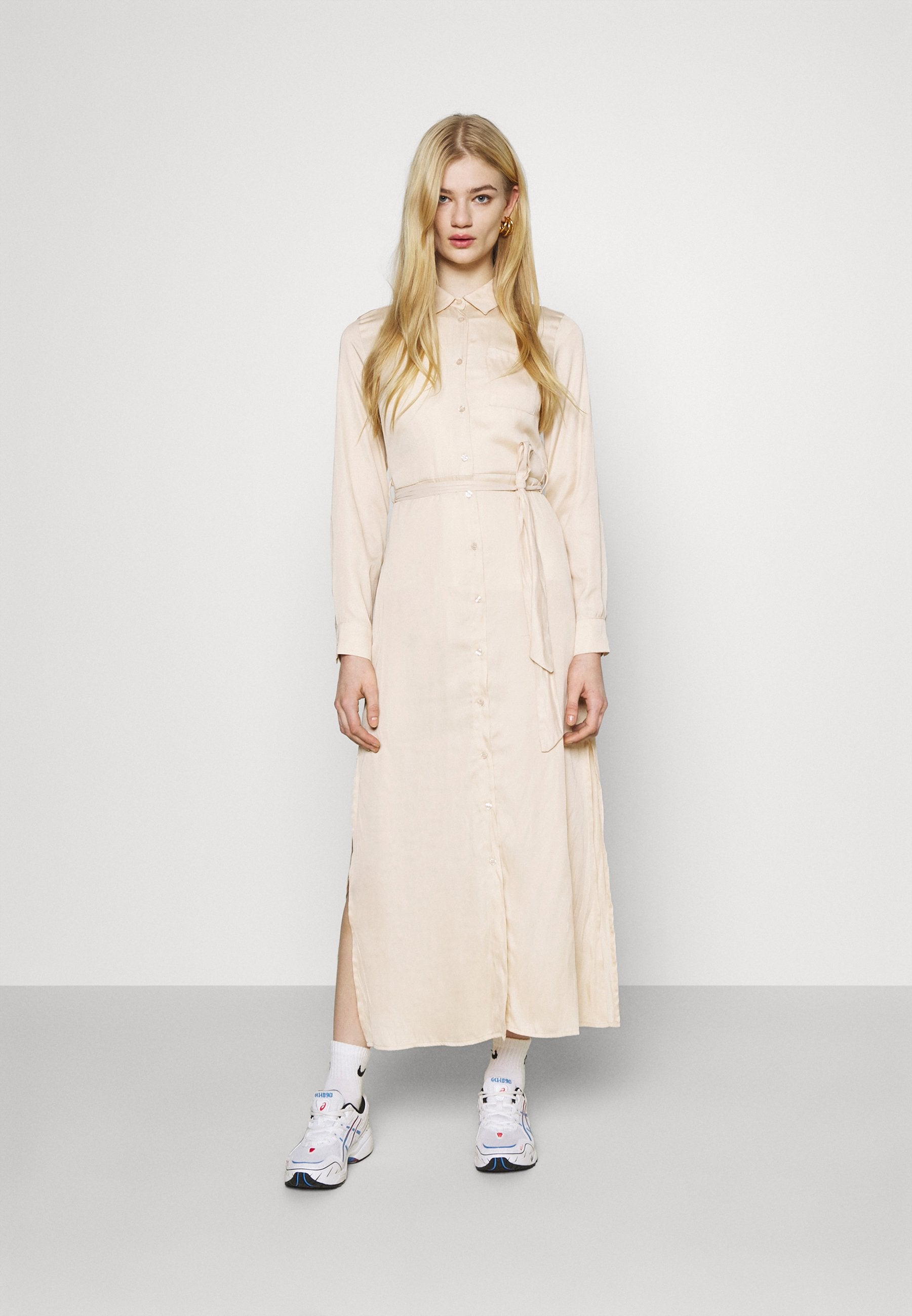 NU-IN BELTED DRESS