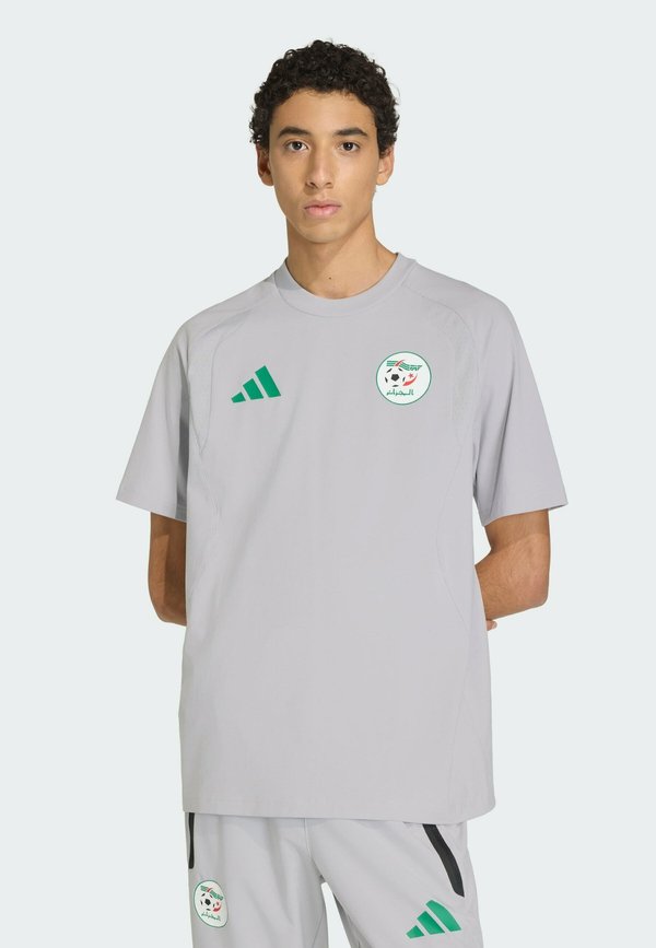 adidas Performance ALGERIA TIRO TECH - Print T-shirt - team light grey
