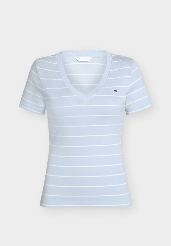 Tommy Hilfiger CODY  - Basic T-shirt - breezy blue / ecru