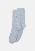 Tommy Hilfiger WOMEN SOCK 2 PACK - Socks - light blue melange