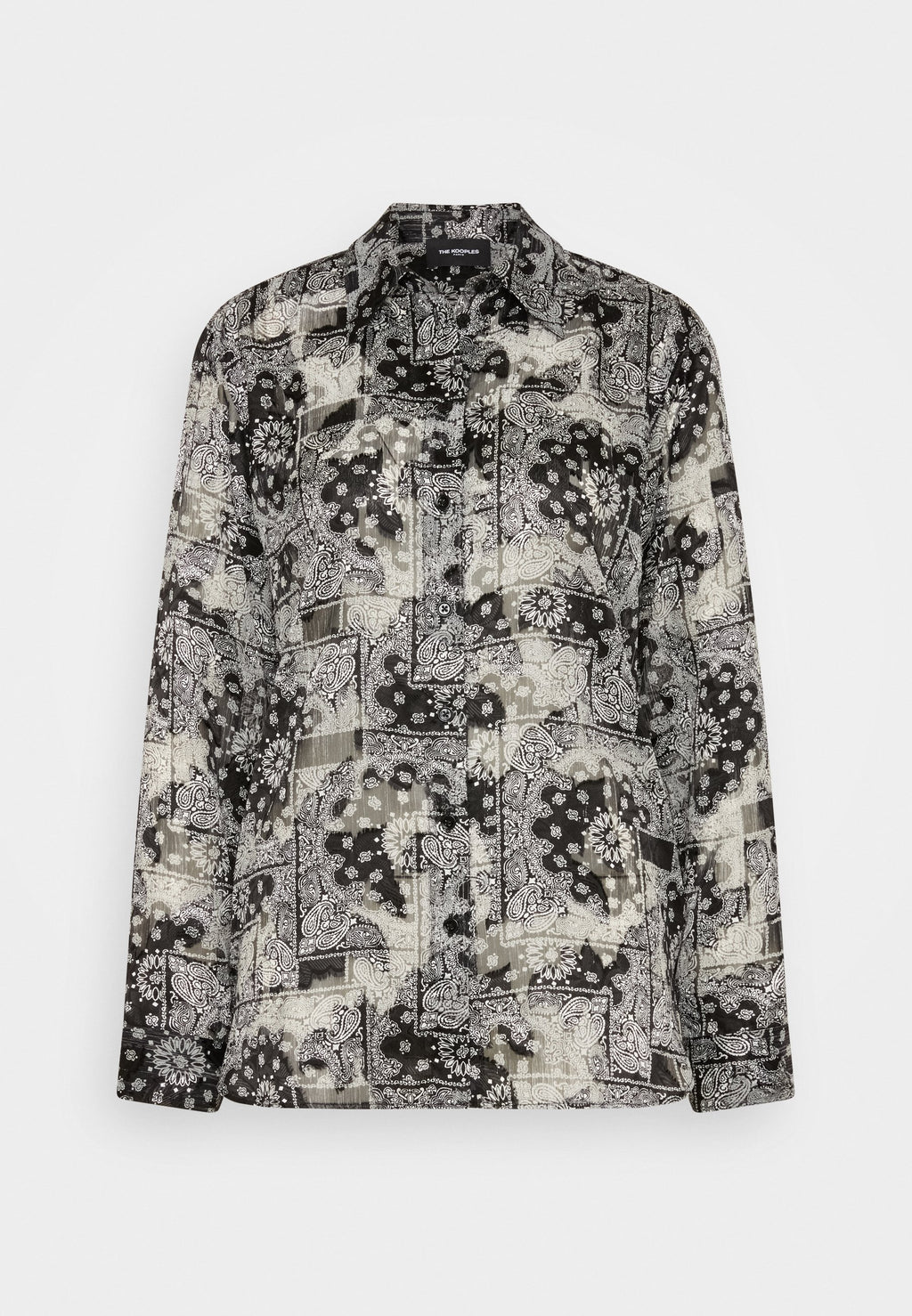 The Kooples CHEMISE MANCHES LONGUES BANDANA