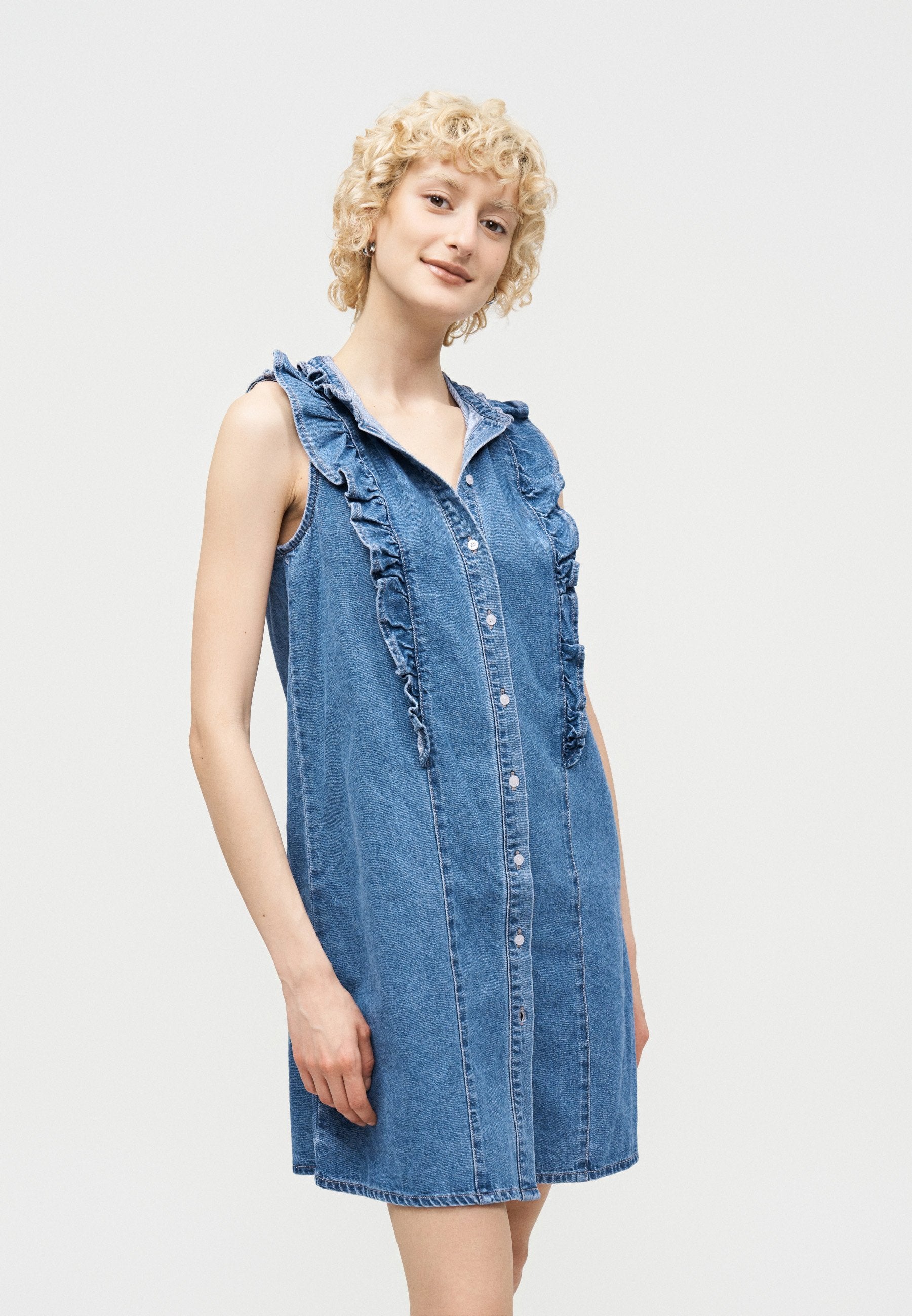Vero Moda VMLOLA FRILL DRESS