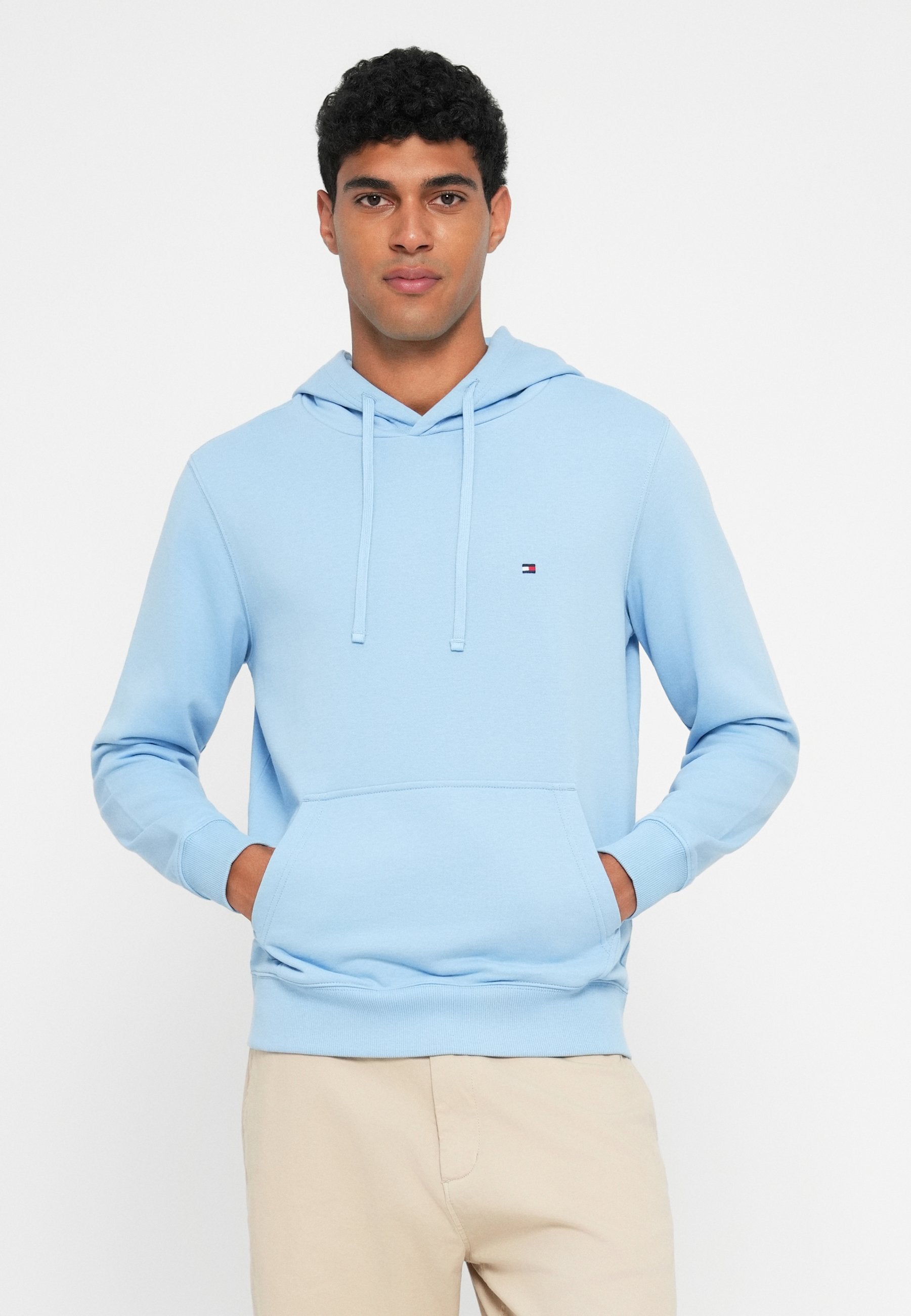 FLAG EMBROIDERY TERRY DRAWSTRING HOODY Media 5