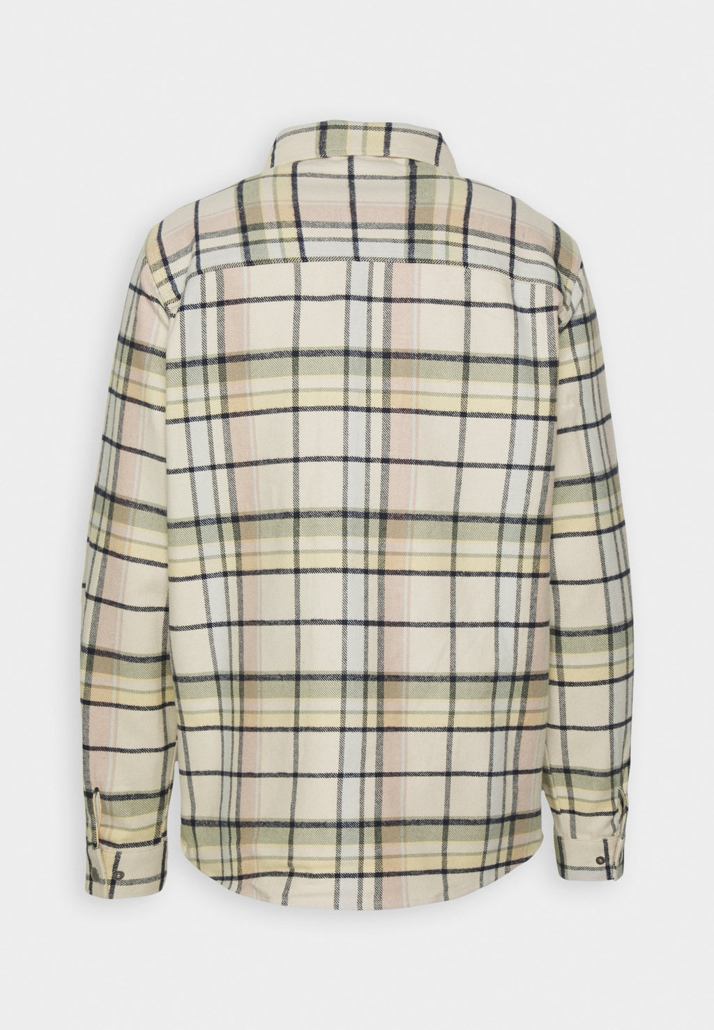 REVOLUTION CHECKED OVERSHIRT ZIP WITH FLAG LABEL