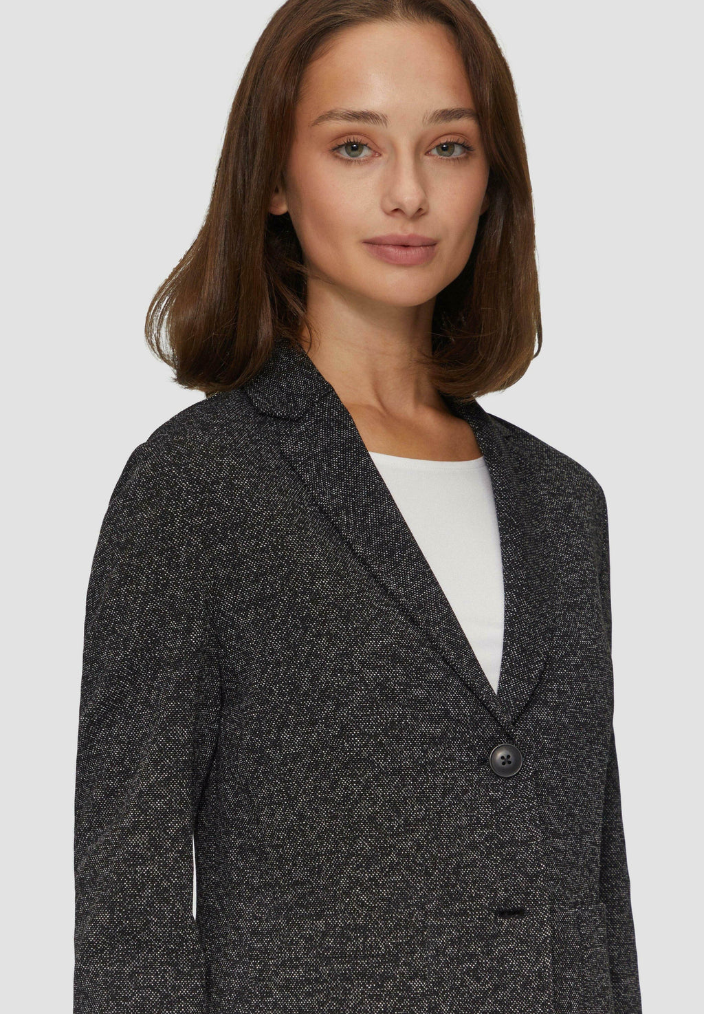  MET GEMÊLEERD MOTIEF EN SLIM FIT Media 2