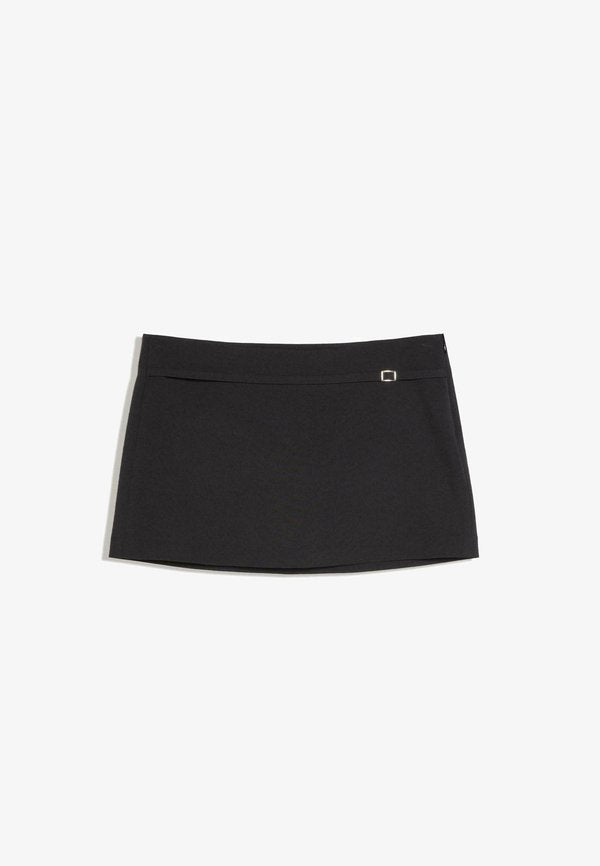 Bershka SKORT  - A-line skirt - black