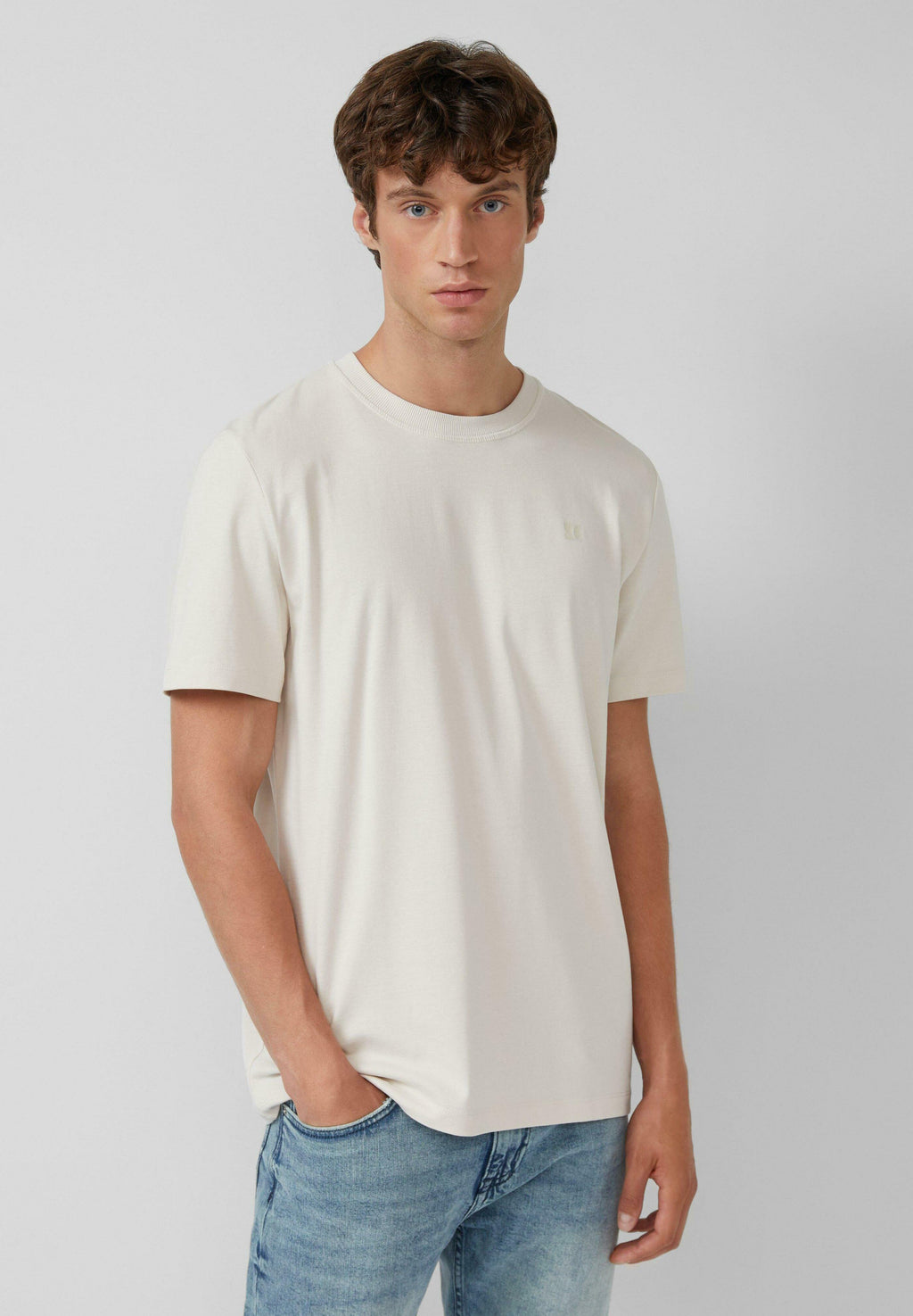 s.Oliver HEAVY MIT CREW NECK UND LOGO-PRINT