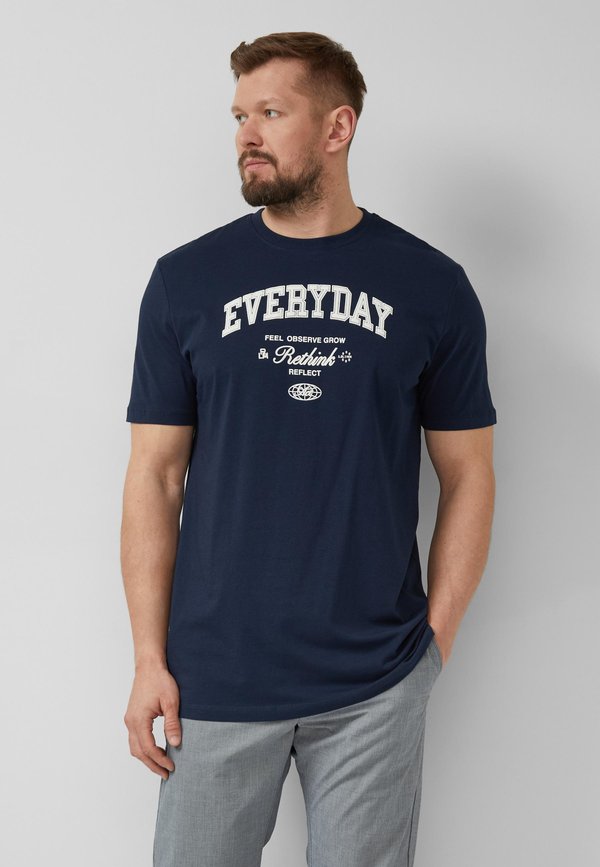 s.Oliver T-SHIRT - Print T-shirt - navy