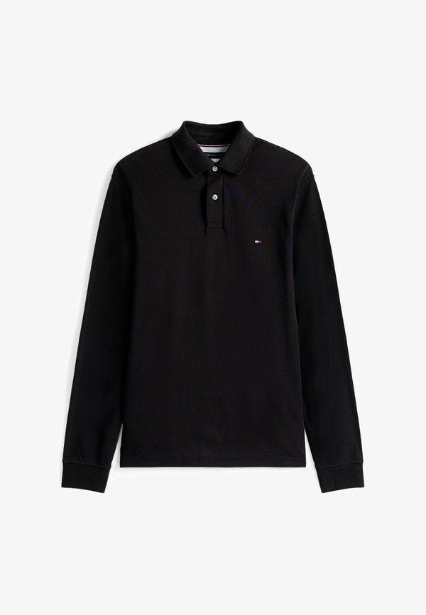 Tommy Hilfiger REGULAR - Long sleeved top - black