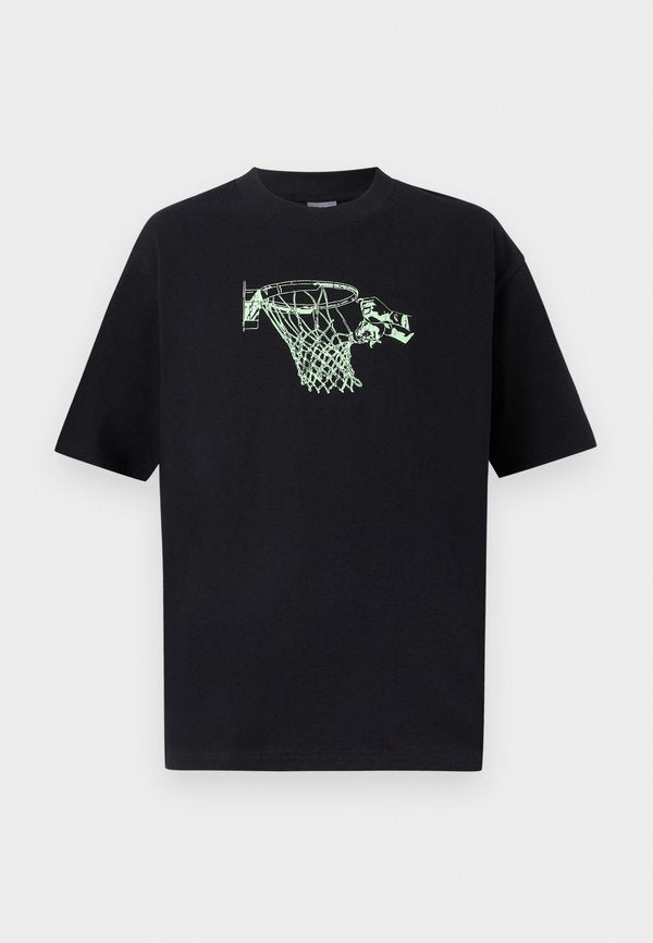 New Balance HOOPS TRADITION GRAPHIC UNISEX - Print T-shirt - black