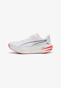 Puma DEVIATE PURE NITRO WNS - Road running shoes - white/ultra red