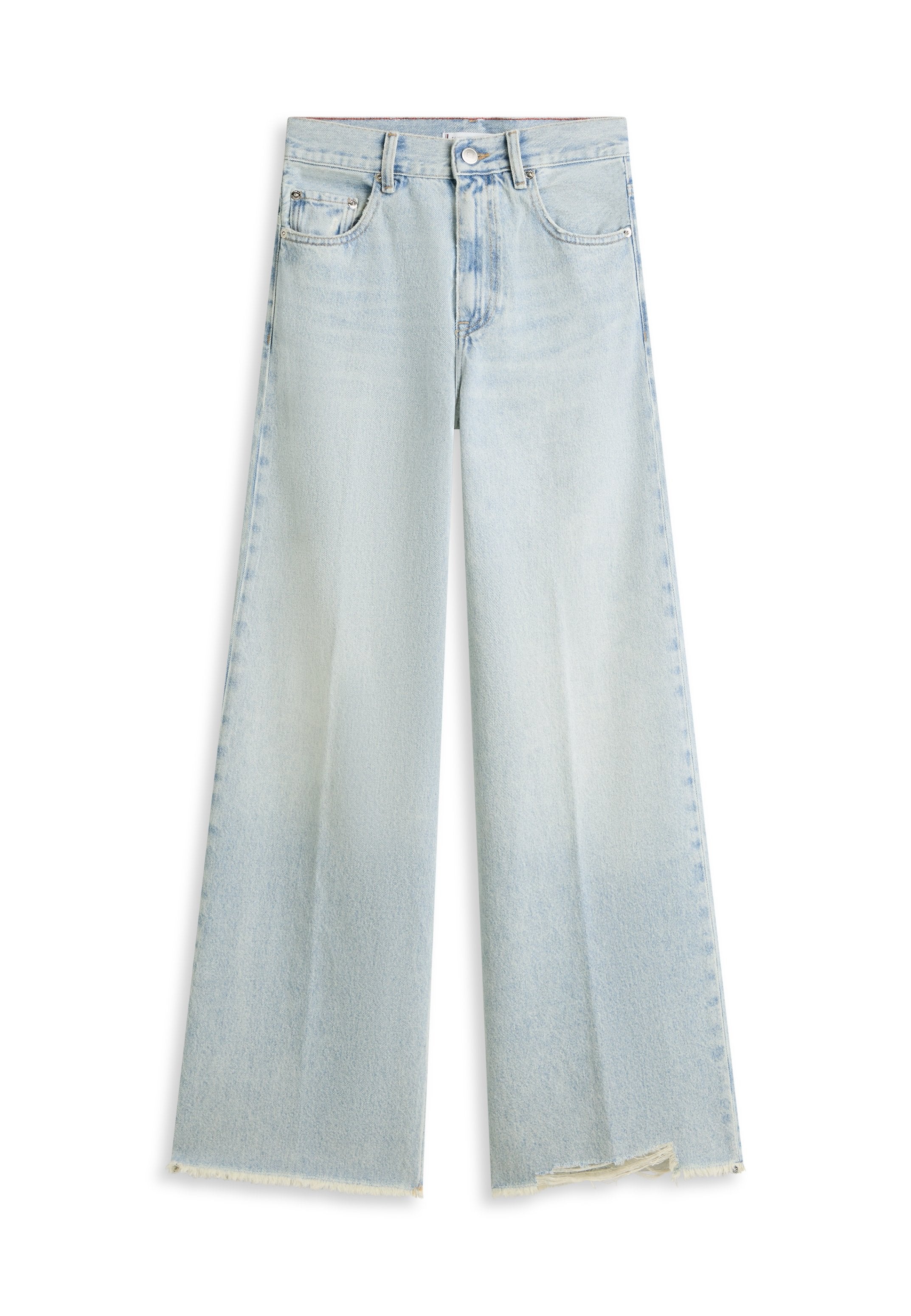 70S HIGH RISE WIDE LEG JEANS Media 1