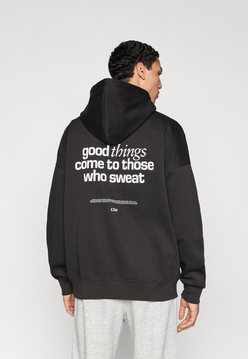 ICANIWILL EVERYDAY RELAXED HOODIE PRINT