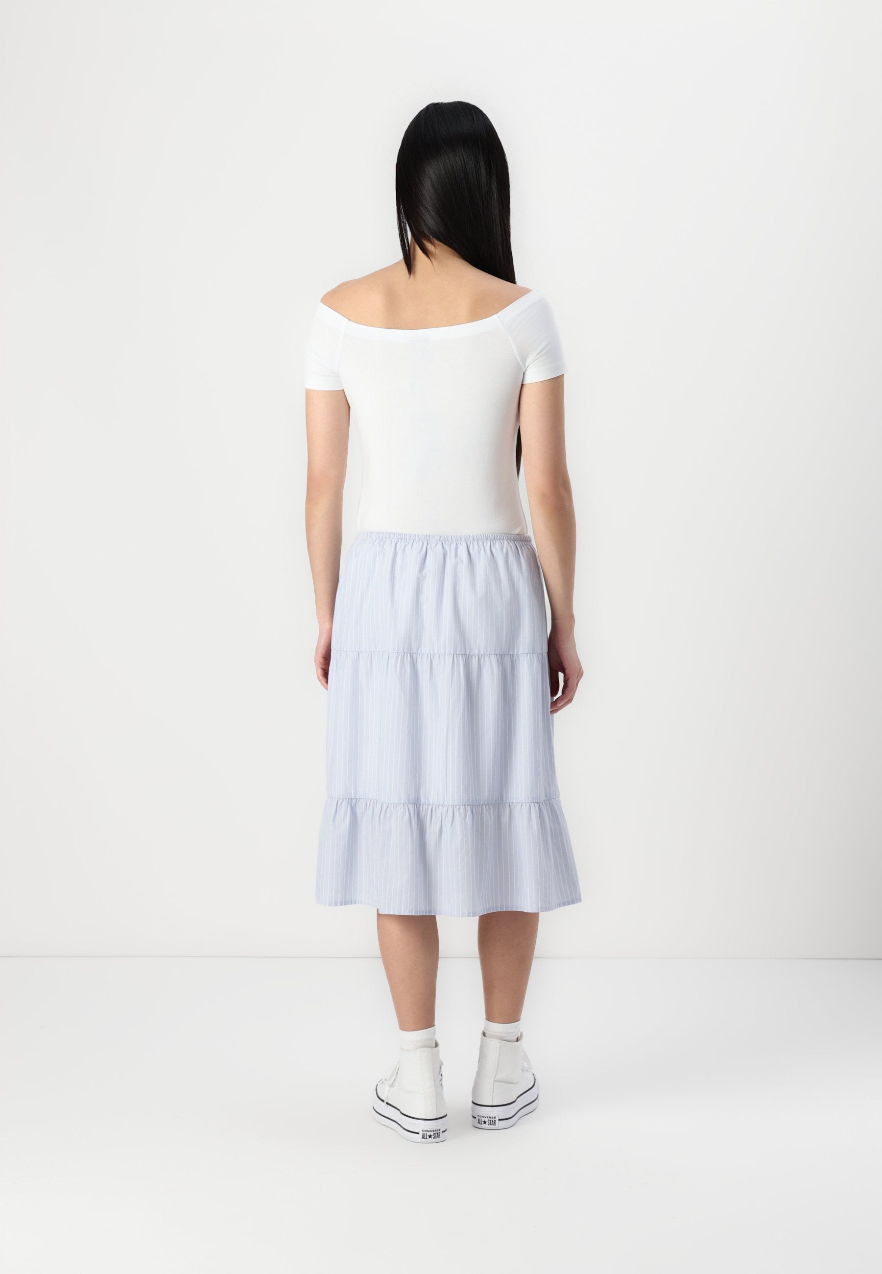 Hollister Co. Poplin Midi Skirt