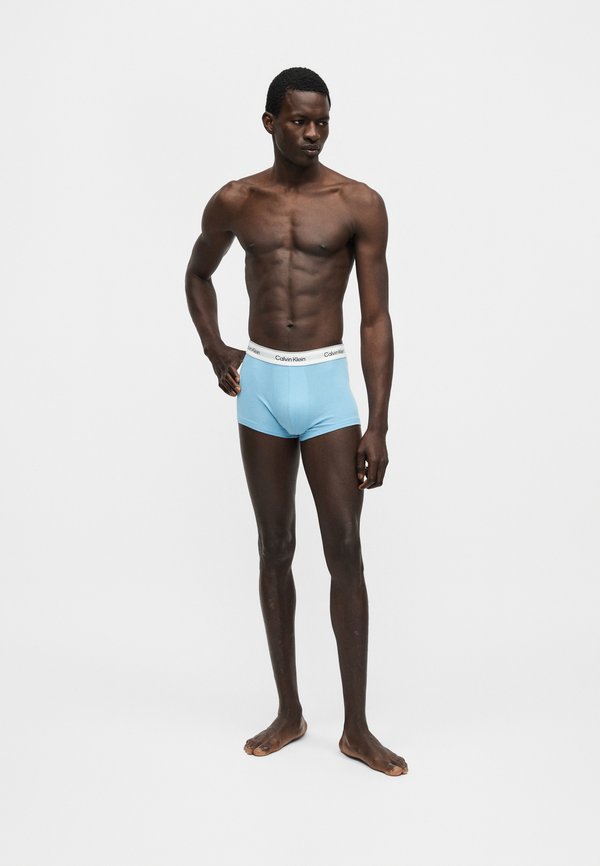 Calvin Klein Underwear ICON 3 PACK - Trunks - brilliant pink/gulf blue/grey heath