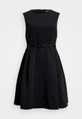 Lauren Ralph Lauren Woman BELTED FAILLE & JERSEY COCKTAIL DRESS