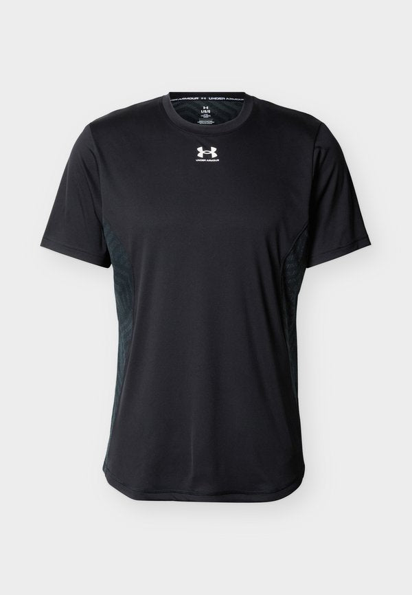 Under Armour CHALLENGER PRO SHORT SLEEVE - Sports T-shirt - ultimate black/white