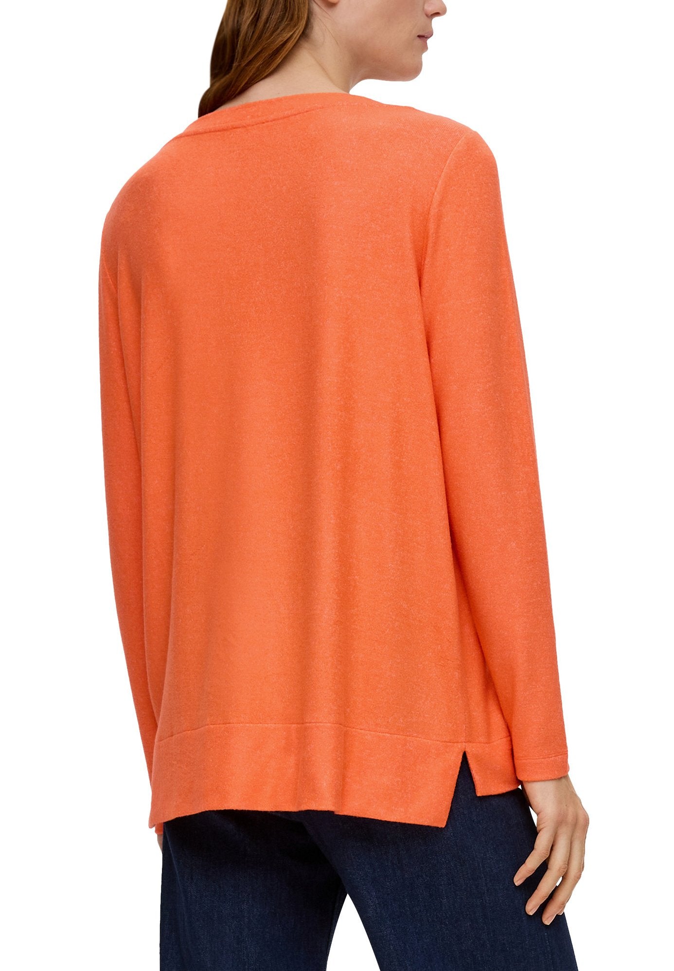 s.Oliver LONGSLEEVE AUS VISKOSEMIX