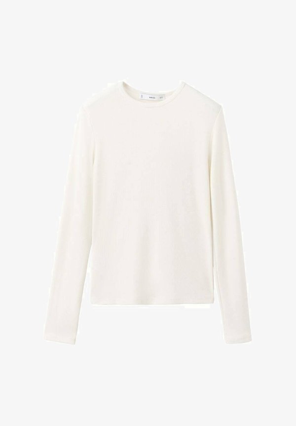 Mango Long sleeved top - off white