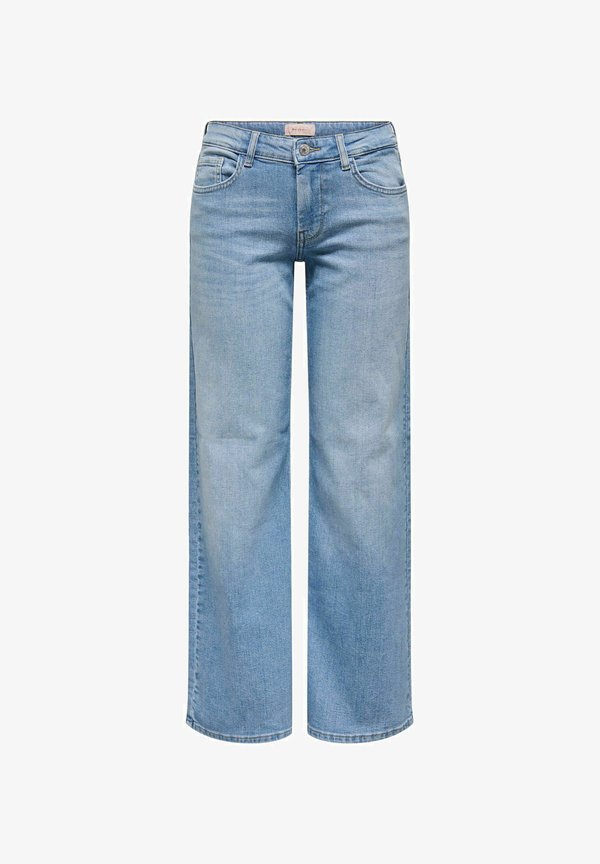 ONLY WIDE-FIT JEANS ONLJULIA LOW WAIST WIDE LEG FIT JEANS - Wide Leg - light blue denim