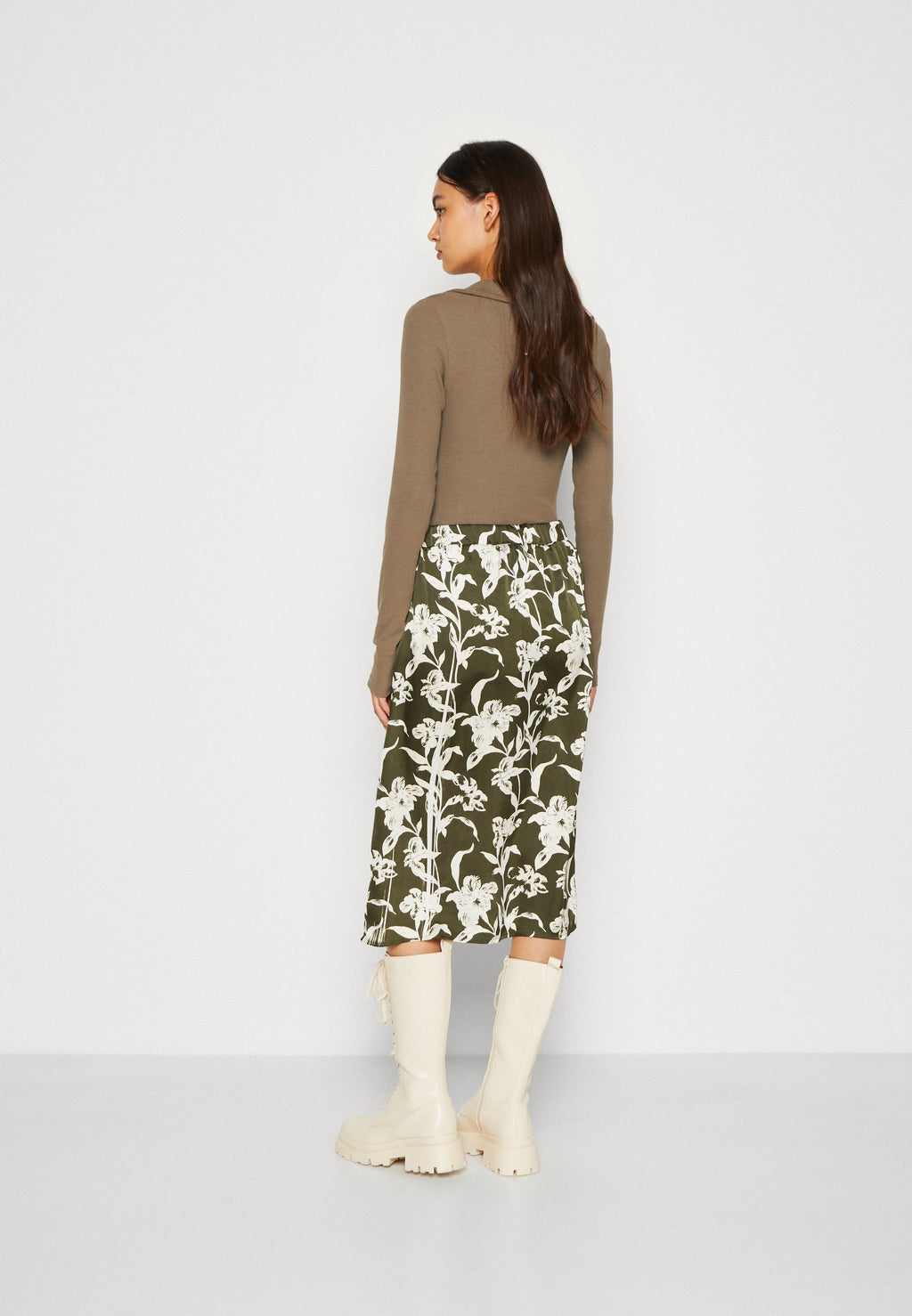 VILA VIJILIA SIRI MIDI SLIT SKIRT
