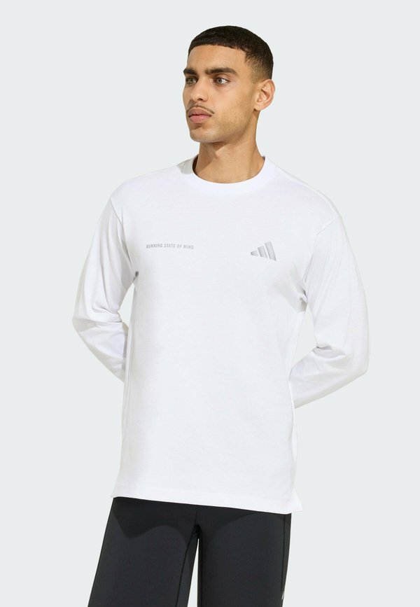 adidas Performance RCC LS UF - Long sleeved top - white   reflective silver
