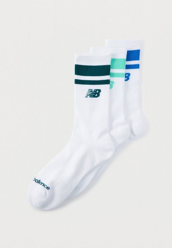 New Balance RUN REPREVE SEASONAL UNISEX 3 PACK - Socks - white/green/blue