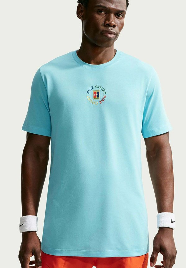 Nike Performance T-SHIRT M NKCT DF TEE STD HERITAGE - Print T-shirt - blue gaze